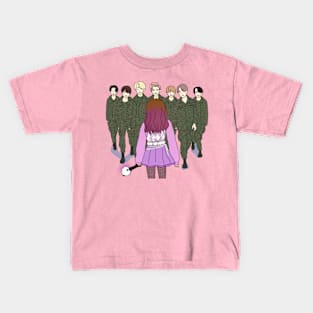 Bts coming from military Kids T-Shirt